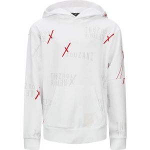 Retour X Touzani hoodie Hop met all over print wit/rood