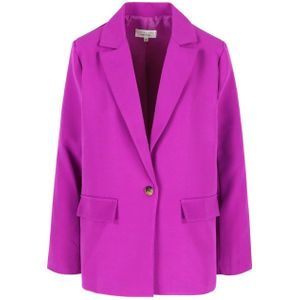 LOLALIZA rechtvallende blazer fuchsia