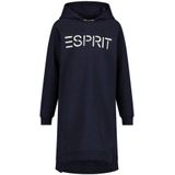 ESPRIT sweatjurk met logo donkerblauw