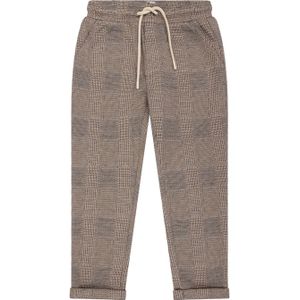 Daily7 geruite skinny broek donkerzand