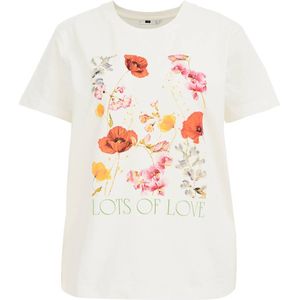 WE Fashion T-shirt met printopdruk wit