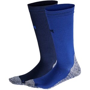 Xtreme compressie hardloopsokken - set van 2 blauw