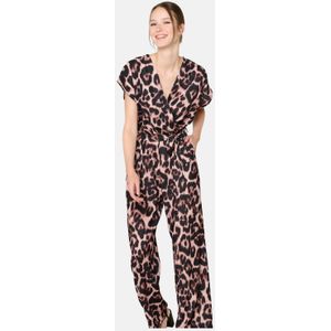 LOLALIZA jumpsuit met panterprint