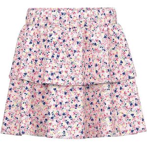 NAME IT MINI gebloemde rok NMFVINAYA roze/wit/blauw