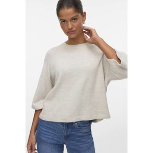 Vmlefile - Gebreide Pullover - O-hals - 3/4 Mouwen - Loose Fit