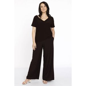 Yoek T-shirt van DOLCE Travelstof Bruin