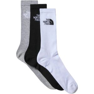 The North Face sokken Cush Crew zwart/wit/grijs
