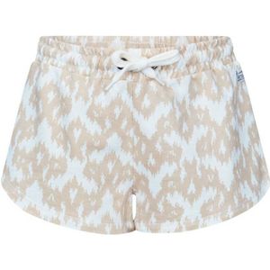 Retour Jeans casual short Rebecca met all over print beige/wit