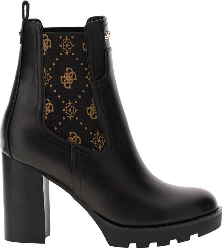 Guess - Nealle Flfnll Ele 10 - Enkellaarsjes - Zwart - Dames