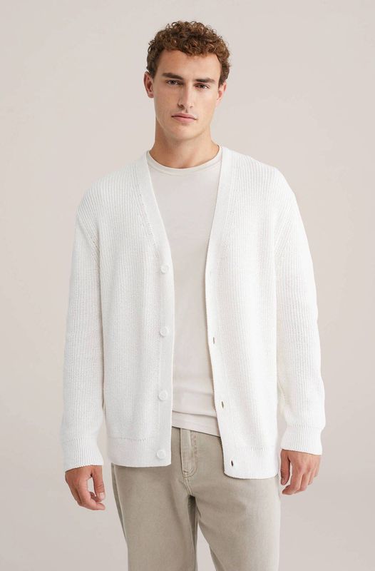 WE Fashion - Fijngebreid Vest - Regular Fit - Heren