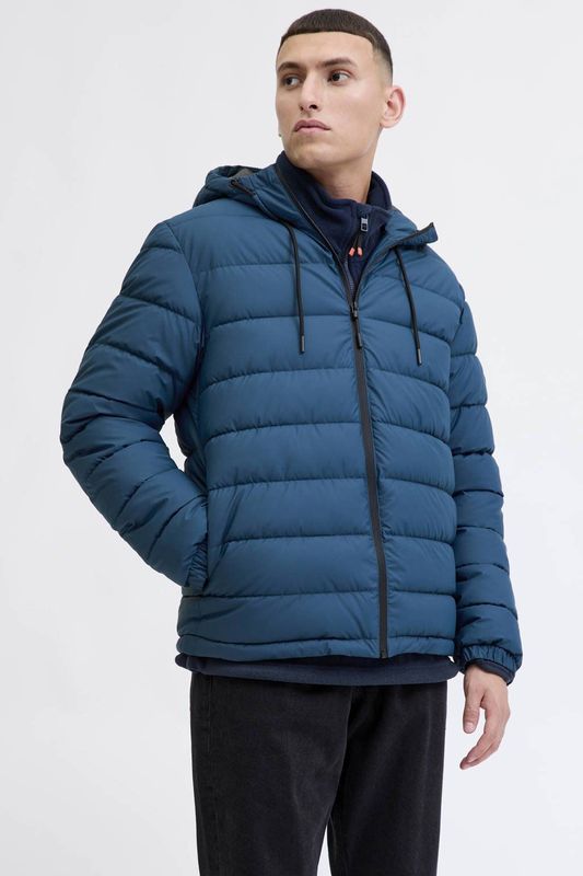 JACK & JONES CORE gewatteerde jas blauw