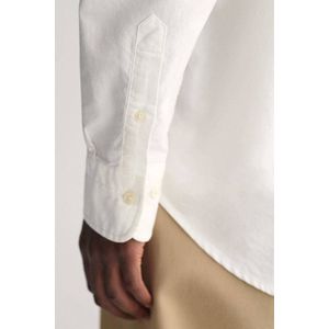 GANT regular fit overhemd met logo en borduursels white
