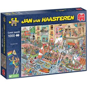 Jan van Haasteren Celebrate Pride Puzzel (1000 stukjes, multi)