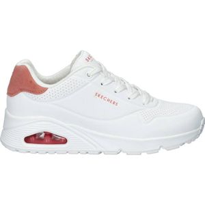 Skechers Uno Pop-Back sneakers wit/roze
