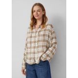 s.Oliver RED LABEL - Overhemdblouse - Regular Fit - All-over Motief - Geruit