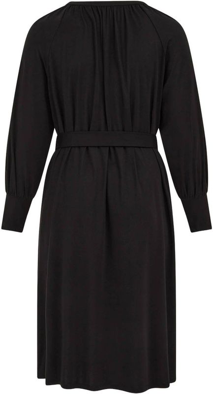 WE Fashion A-lijn jurk zwart