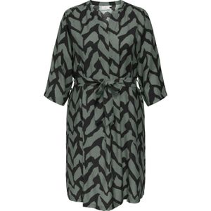 ONLY CARMAKOMA korte jurk groen