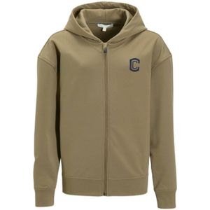 Coolcat - Liam - Vest - Beige - Met Capuchon en Ritssluiting