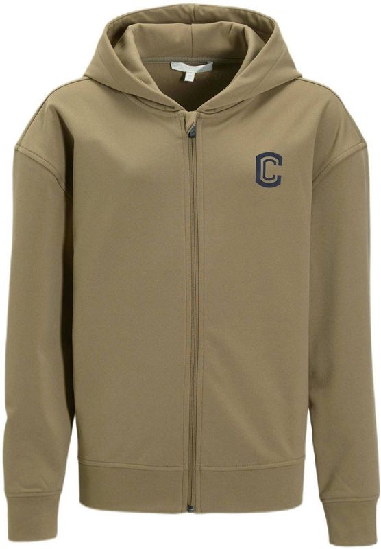 Coolcat - Liam - Vest - Beige - Met Capuchon en Ritssluiting