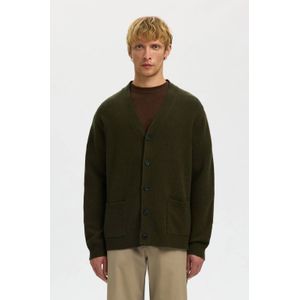 Wolmix - Cardigan - V-hals - Gebreid - Relaxed-fit