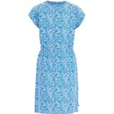 WE Fashion jurk met paisleyprint blauw/wit