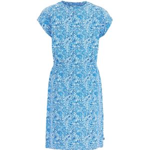 WE Fashion jurk met paisleyprint blauw/wit