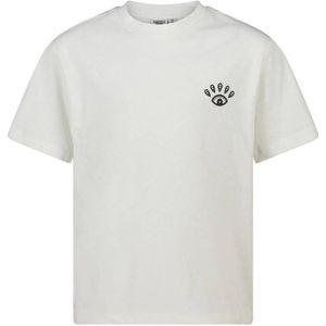 America Today T-shirt met backprint wit