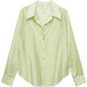 Mango blouse limegroen