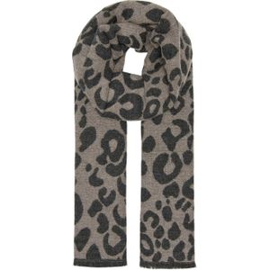 ONLY sjaal ONLMILA luipaardprint bruingrijs