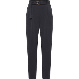 Expresso regular high waist broek zwart