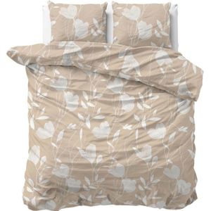 Sleeptime - Dekbedovertrek Spring - Zand/Beige - 200x200x220 + 2 Kussenslopen 60x70
