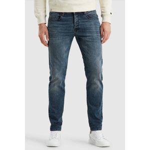 Cast Iron tapered fit jeans Shiftback strong blue overdye