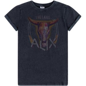 Alix Mini T-shirtjurk met printopdruk zwart