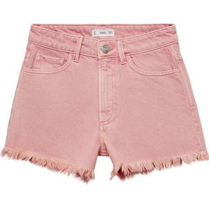 MANGO TEENS denim short lichtroze