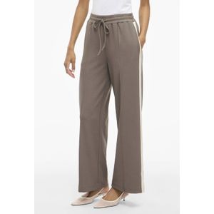 Vila - Viclua hw wide track pants - Taupe - Sportbroek