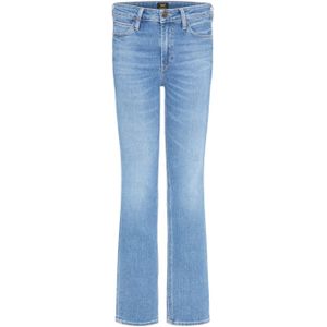 Lee high waist flared jeans Breese light blue denim