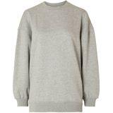 SELECTED FEMME sweater SLFGIA lichtgrijs