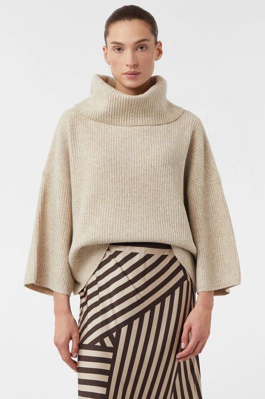 comma - Gebreide Pullover - Relaxed Fit - Dames