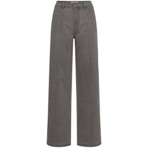 Sofie Schnoor high waist wide leg jeans grey denim