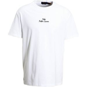 POLO Ralph Lauren slim fit T-shirt met logo wit