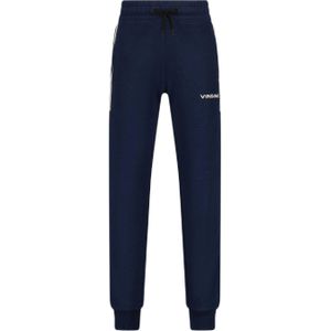 Vingino skinny joggingbroek Slock met tekst donkerblauw