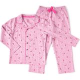 Little Label pyjama met all over print roze/donkerroze