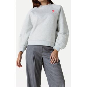 Another-Label T-shirt met backprint grijs