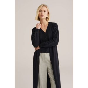 WE Fashion lang vest zwart