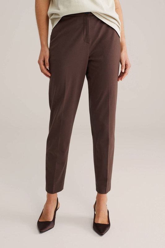 WE Fashion tapered regular waist chino