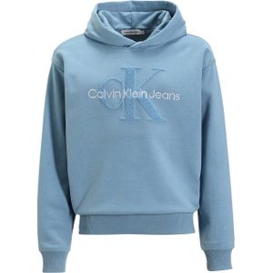 Calvin Klein hoodie met logo lichtblauw