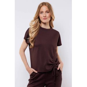 C&S The Label top donkerbruin
