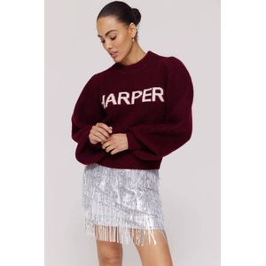 HARPER & YVE gebreide trui donkerrood
