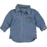 Bess - Blouse - Blauw - Jog Denim Kwaliteit - Lange Mouwen