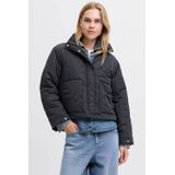 JJXX - Quilt Jas - Zwart - Dames - Reverskraag - Knoopsluiting - Herfstseizoen